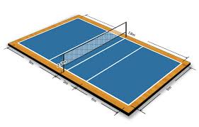 Volleyball Court Diagram With Bags And Packing Tips