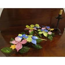 Exquisite colorful glass wall plates, sculptural glass wall art and glass wall flowers from white elk's visions in glass. Italian Murano Antique Hand Blown Venetian Art Glass Flower Arrangement Chairish