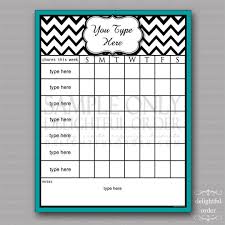 Chore Chart Maker Free Template Jasonkellyphoto Co