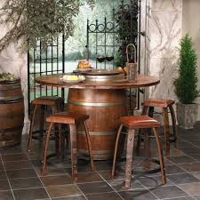 21 Modern Tables Enhancing Interior Design With Unique Furniture Artworks Wine Barrel Table Unique Furniture Design Barrel Table