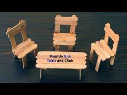 diy chair made out of popsicle sticks dollhouse miniatures youtube popsicle stick houses diy popsicle stick crafts popsicle sticks