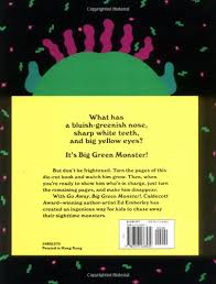 And his enormously popular drawing. Go Away Big Green Monster Amazon De Emberley Ed Fremdsprachige Bucher