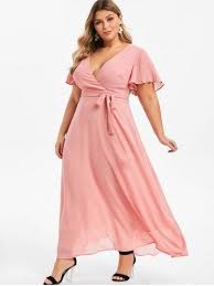 Plus Size Plunging Neckline Maxi A Line Dress In 2020 Plus Size Dresses Australia Plus Size Maxi Dresses Midi Dress Plus Size