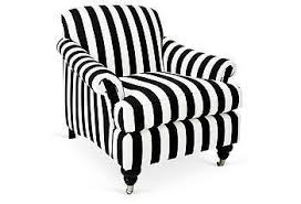 Black And White Striped Accent Chair Bold Black And White Stripes Give This Traditional Style Armchair A Flash Of Contemporary Whimsy Black White Chair Furniture White Accent Chair