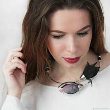 Колье "Black&Rose" на заказ в интернет-магазине Ярмарка Мастеров по цене  5100 ₽