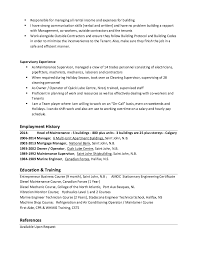 building maintenance resume example
