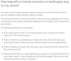 So if you have an unspent criminal conviction, you may need the help of a specialist insurance firm to get the home insurance cover you need. Christopher Stacey On Twitter Moneysupermkt Hi Someone Has Just Flagged To Me That Your Home Insurance Previous Criminal Convictions Page Is Way Out Of Date Https T Co 97qqgs1zua It Has The Old