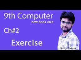 Punjab text book board lahore mcq from text book : Exercise Chapter 2 Binary System 9th Class Computer New Book Youtube