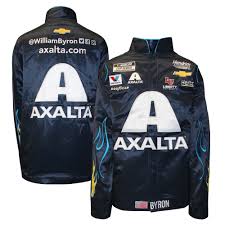 The latest william byron merchandise is in stock at fansedge. William Byron Hendrick Motorsports Team Collection Axalta Full Snap Pit Jacket Navy