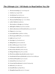 How long does it take to watch all the movies in the 1001 movies to see before you die movie marathon? 100 Books English Language Literature Novels