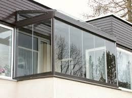 Frameless glazing can be opened partially. China Frameless Window China Balcony Glazing Balcony Window