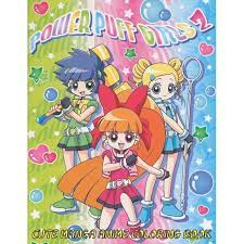 Anime coloring pages for kids. Hasaway Anime Corner Cute Manga Anime Coloring Book Girl Power Super Heroes Kawaii Powerpuff Girls Z Coloring Book For Girls And Kids Series 1 Paperback Walmart Com Walmart Com