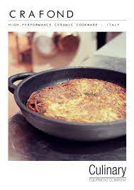 Crafond Hand Cast Aluminium Non Stick Surface By Culinary Equipment Company Issuu