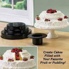 3 Tier Bake Fill Cake Pan F6394 The No Fuss Way To Create Filled 3 Tiered Cakes You Admire Them In Bakeries And Res Cake Tiered Cakes Novelty Cake Pans