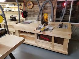 Custom Built Downdraft Table And Workstations Enhance Woodshop S Efficiency Downdraft Table Woodworking Table Router Table