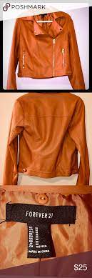 Forever 21 Tan Faux Leather Jacket Tan Faux Leather Jacket Leather Jacket Faux Leather Jackets