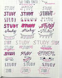 Two Toned Fonts Bullet Journal Font Journal Fonts Journal