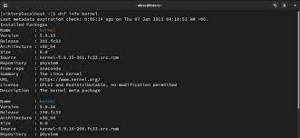 How To Check Version And Update Fedora Linux Kernel Linux Hint