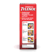 Childrens Tylenol Pain Fever Medicine Dye Free Cherry 4 Fl Oz