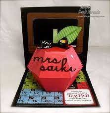 In this instructable we will make a pop up greeting card which can be used for any occasion. Crafting With Class May 2010 Pop Up Cards Teacher Cards Teacher Appreciation Cards