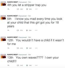 Kanye west kroop vannacht achter twitter om er een stel vreemde berichten gericht aan vrouw kim kardashian en schoonmoeder kris jenner uit te sturen. 5 Things We Learned From Kanye S Epic Twitter Meltdown Bbc News