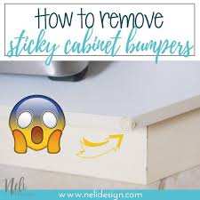 Skip to the end of the images gallery. How To Remove Sticky Bumpers From Cabinet Doors That Have Melted Goo Gone Uses Sticky Residues Sticky Cabinet Doors Woodworking Projects Plans Door Bumper