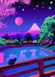 Awesome Vaporwave Iphone Wallpaper Tumblr49 Pixel Art Landscape Pixel Art Art Wallpaper