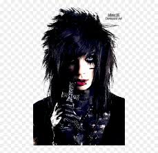 10th birthday cake design for girls; Andy Sixx Png Transparent Images Black Veil Brides Hair Png Download Vhv