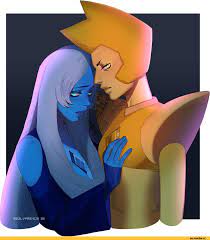 Brillo De Diamante Yellow Diamond X Blue Diamond Terminada Steven Universe Diamond Steven Universe Gem Steven Universe Fanart