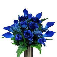 Ma1014 Blue Rose And Calla Lily Png 445 445 Rose Flower Arrangements Calla Lily Bud Vases Arrangements