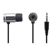 Flip the top to take out the bullet earbuds, which are securely fixed in using magnets. Sentry Hm9ms 9mm Bullet Earbuds With Mic Silver