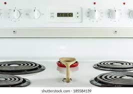 Disconnect power to range for 30 seconds. Stove Top Wooden Spoon Stock Photo Edit Now 185584139