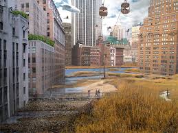 Linn city, destroyed by the great flood of 1862; Studio Lindfors Flooded Cities W 29th Inhabitat Green Design Innovation Architecture Green Building