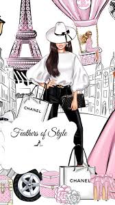 Chanel Fashion Portfolio Fashion Wallpaper Fashion Drawing