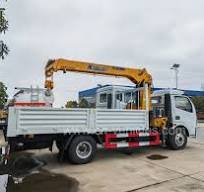 DFAC 5ton Mini Pickup Dump Truck Mounted X Cmg 3.5ton Hydraulic Crane