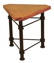 Triangle leg table / designer. Triangle Copper Accent Table Western Passion