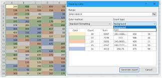 Filter and subtotal, get.cell and vba. How To Count And Sum Cells Based On Background Color In Excel