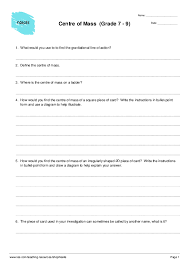 A practice page is included. 8th Grade Year 8 Worksheets