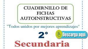 Lista para imprimir a tamaño real. Cuadernillo De Fichas Autoinstructivas Secundaria Descarga Aqui Gratis Siagie