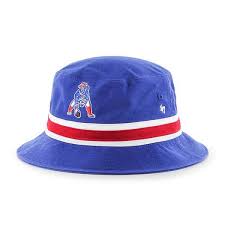 New England Patriots 47 Brand Classic Striped Blue Bucket Hat New England Patriots Blue Bucket Hat England Patriots