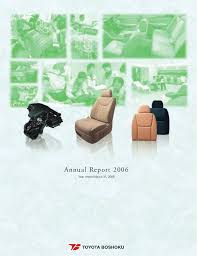  toyota boshoku umw sdn. Annual Report 2006 Toyota Boshoku Corporation