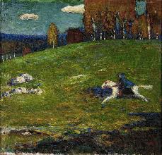 File Wassily Kandinsky 1903 The Blue Rider Der Blaue Reiter Oil On Canvas 52 1 X 54 6 Cm Stiftung Sammlung E G Buhrle Zurich Jpg Wikimedia Commons