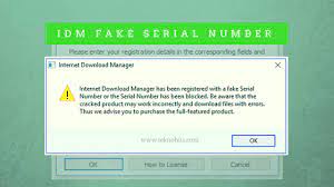 Cara Mengatasi Internet Download Manager Fake Serial Number Internet Lagu Membaca