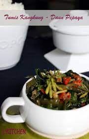 Tumis Kangkung Bunga Pepaya A La Manado Azie