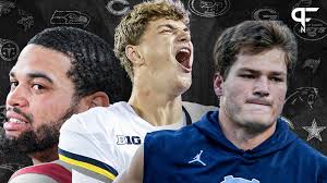 7-Round 2024 NFL Mock Draft: Drake Maye, Michael Penix Jr., and Shedeur  Sanders Land as