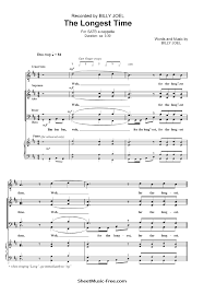 We did not find results for: The Longest Time Sheet Music Acapella Sheetmusic Free Com