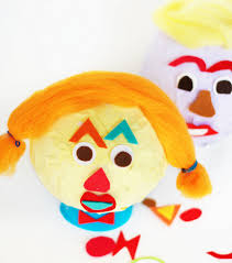 Silly Faces Papier Mache Craft Making Paper Mache Paper Mache Crafts Paper Mache Art