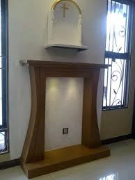 Altar Simple Woodwork Plywood Laminate Custommade Christian Goldencarpentry Malaysia Praying Cabinet Coffee Table Farmhouse Woodworking Decor