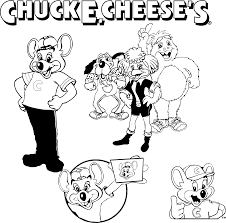 Chuck E Cheese Coloring Page Character 101 Worksheets