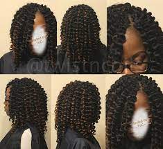 Crochet Braids In 2hrs Or Less Deja Vu Samba Pre Curled Hair Crochet Braids Curled Hairstyles Crochet Hair Styles